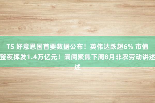 TS 好意思国首要数据公布！英伟达跌超6% 市值整夜挥发1.4万亿元！阛阓聚焦下周8月非农劳动讲述