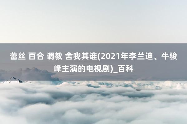 蕾丝 百合 调教 舍我其谁(2021年李兰迪、牛骏峰主演的电视剧)_百科